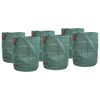 vidaXL Garden Waste Bags 12 pcs Green 66 x 66 x 83.5 cm Polypropylene