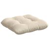 vidaXL Seat Cushions 4 pcs Beige 40 x 40 cm Microfibre Fabric