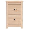 vidaXL Bedside Cabinet 40x35x61.5 cm Solid Wood Pine