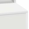 vidaXL Dressing Table White 75.5 x 41 x 135 cm Engineered Wood