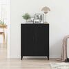 vidaXL Sideboard Black Oak 69.5x34x90 cm Engineered Wood