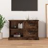 vidaXL TV Cabinet Smoked Oak 73x35.5x47.5 cm Engineered Wood
