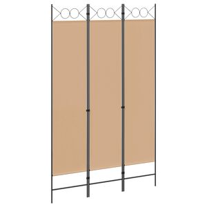 vidaXL Room Divider Beige 120 x 200 cm Fabric