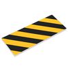 vidaXL Wall Protectors 6 pcs Yellow&Black 50x10x2 cm EVA Foam
