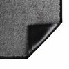 vidaXL Door Mat Light Grey 120 x 80 x 1.2 cm Teddy Fabric