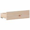 vidaXL Bookcase Bed without Mattress 180x200 cm Super King Solid Wood Pine