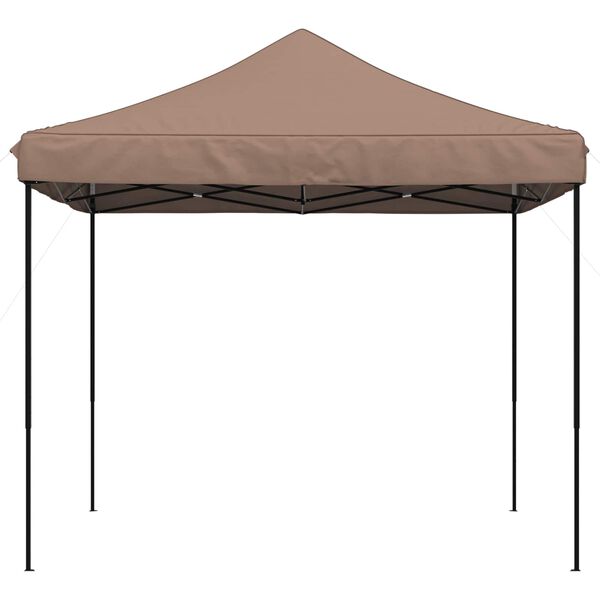 vidaXL Party Tent Folding Brown 292 x 292 x 315 cm Oxford Fabric