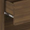 vidaXL Wall-mounted Bedside Cabinets 2 pcs Brown Oak