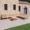 vidaXL 8 Piece Garden Lounge Set Solid Pinewood