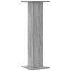 vidaXL Plant Stands 2 pcs Grey Sonoma 30x30x95 cm Engineered Wood