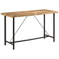 vidaXL Bar Table 180x70x107 cm Solid Wood Mango and Iron
