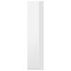 vidaXL Book Cabinet/Sideboard High Gloss White 66x30x130 cm Engineered Wood
