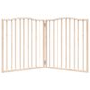 vidaXL Dog Gate Foldable 2 Panels 160 cm Poplar Wood