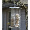 dobar 3-Chamber Bird Feeder Silver