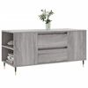 vidaXL Coffee Table Grey Sonoma 102x44.5x50 cm Engineered Wood