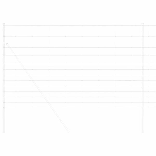 vidaXL Field Fence Silver 25 x 1.5 m Galvanised steel