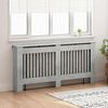 vidaXL Radiator Cover Concrete Grey 172 x 19 x 81.5 cm Engineered Wood