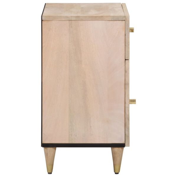 vidaXL Bedside Cabinet 50x33x60 cm Solid Wood Mango