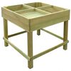 vidaXL Elevated Planter 80x80x80 cm Impregnated Wood