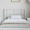 vidaXL Metal Replace Headboard White 100 cm