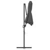 vidaXL Garden Cantilever Parasol Anthracite 372 x 198 x 243 cm