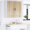 vidaXL Kitchen Cabinet Sonoma Oak 80 x 31 x 80 cm Engineered Wood