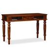 vidaXL Writing Table Solid Acacia Wood 120x50x76 cm