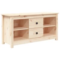 vidaXL TV Cabinet 103x36.5x52 cm Solid Wood Pine
