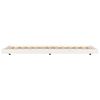 vidaXL Bed Frame without Mattress White 75x190 cm Small Single Solid Wood Pine