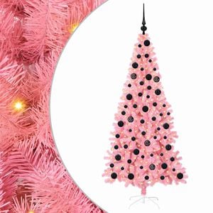 vidaXL Christmas Tree Pink 180 cm PVC