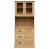 vidaXL Highboard VIGO 78x40x175 cm Solid Wood Pine