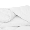 vidaXL Duvet Set with Pillow 2 pcs White Microfibre