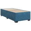 vidaXL Box Spring Bed with Mattress Dark Blue 90x190 cm Velvet