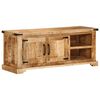 vidaXL TV Cabinet 110x35x45 cm Solid Rough Wood Mango