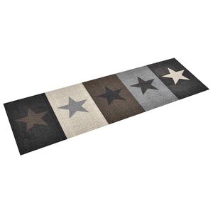 vidaXL Kitchen Carpet Washable Stars 45x150 cm
