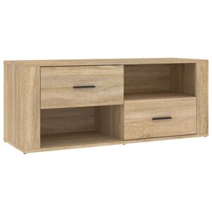 vidaXL TV Cabinet Sonoma Oak 100x35x40 cm Engineered Wood