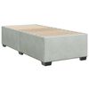 vidaXL Box Spring Bed with Mattress Light Grey 80x200 cm Velvet