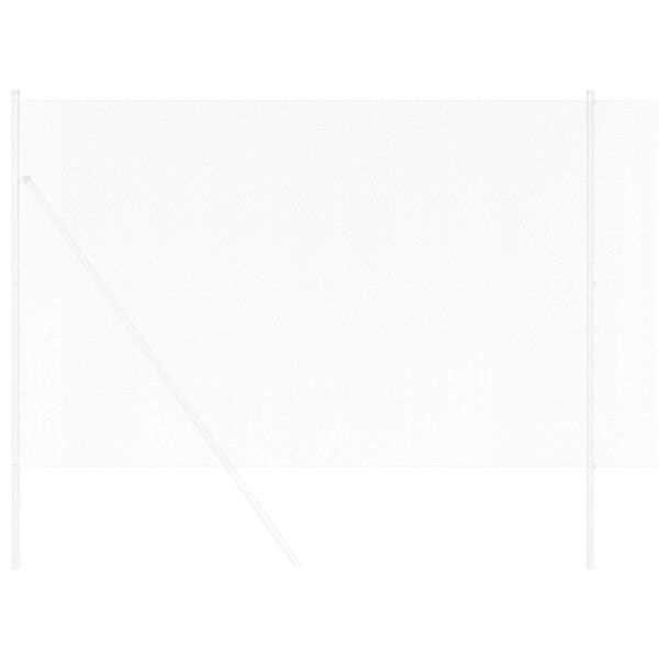 vidaXL Hexagon Fence Silver 1.5 x 10 m Galvanised steel