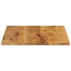 vidaXL Table Top 80x80x2.5 cm Square Solid Wood Mango