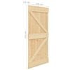 vidaXL Door 100x210 cm Solid Pine Wood
