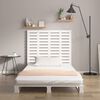 vidaXL Wall Headboard White 81x3x91.5 cm Solid Wood Pine