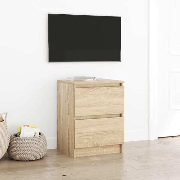 vidaXL TV Cabinet Sonoma Oak 40x35x54 cm Engineered Wood