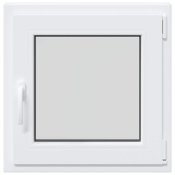 Basement Window Manual RISOR White 60 x 60 cm PVC and Glass