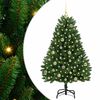 vidaXL Artificial Hinged Christmas Tree Green 150 cm PVC and Steel