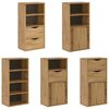 vidaXL Side Cabinets 5 pcs ODDA 40x24x79 cm Solid Wood Pine