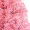 vidaXL Artificial Christmas Tree with Stand Pink 240 cm PVC