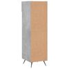 vidaXL Shoe Cabinet Concrete Grey 30x35x105 cm Engineered Wood
