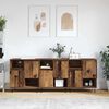 vidaXL Sideboard 3 pcs Old Wood 60 x 35 x 70 cm