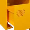 vidaXL Bedside Cabinets 2 pcs Mustard Yellow 35x39x43.5 cm Steel
