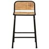 vidaXL Bar Stools 4 pcs 46x35.5x70 cm Solid Wood Rough Mango